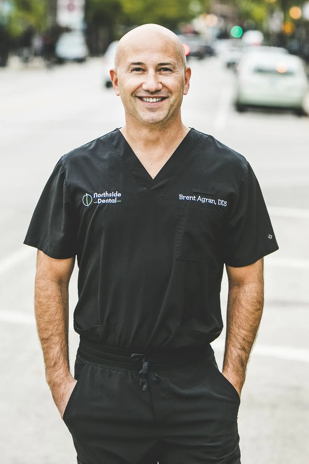 Dr. Brent Agran, DDS, on North Clark Street outside Northside Dental