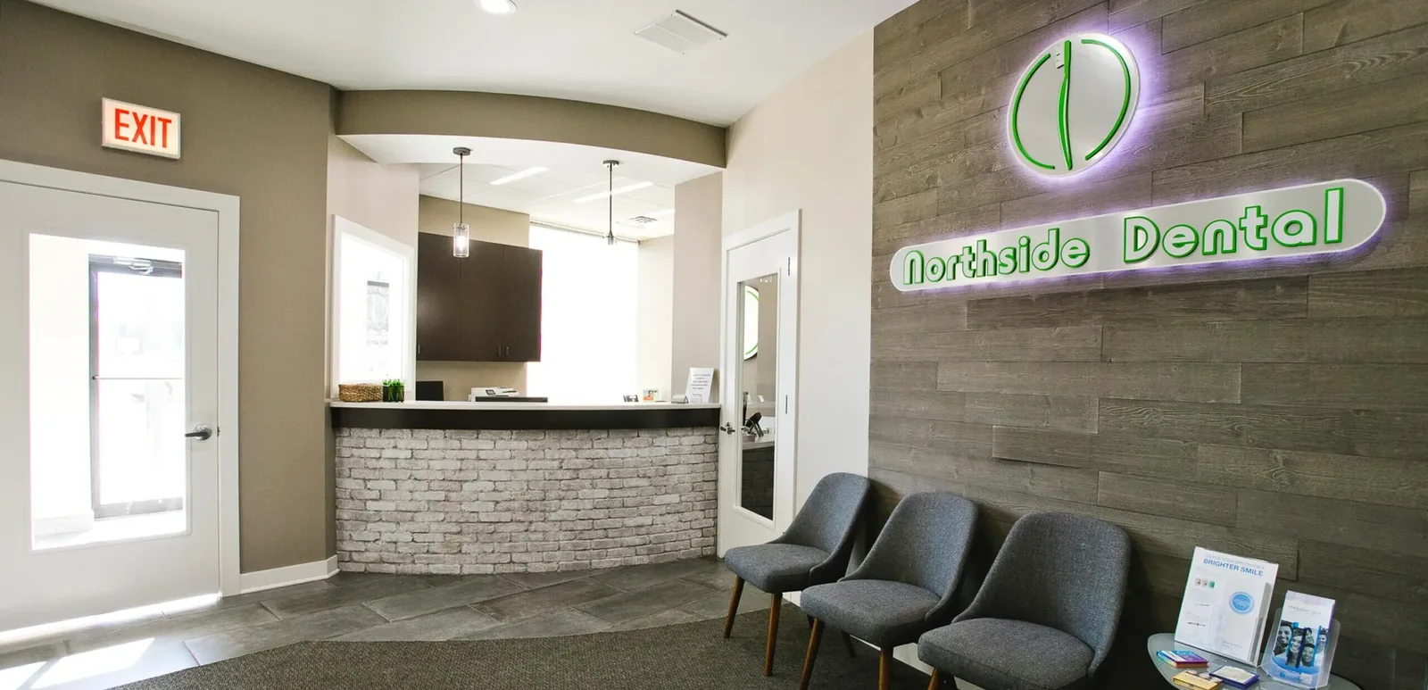 The Northside Dental reception area